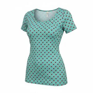 LuLaRoe Disney Minnie Mouse Classic Women's Teal Short Sleeve Top